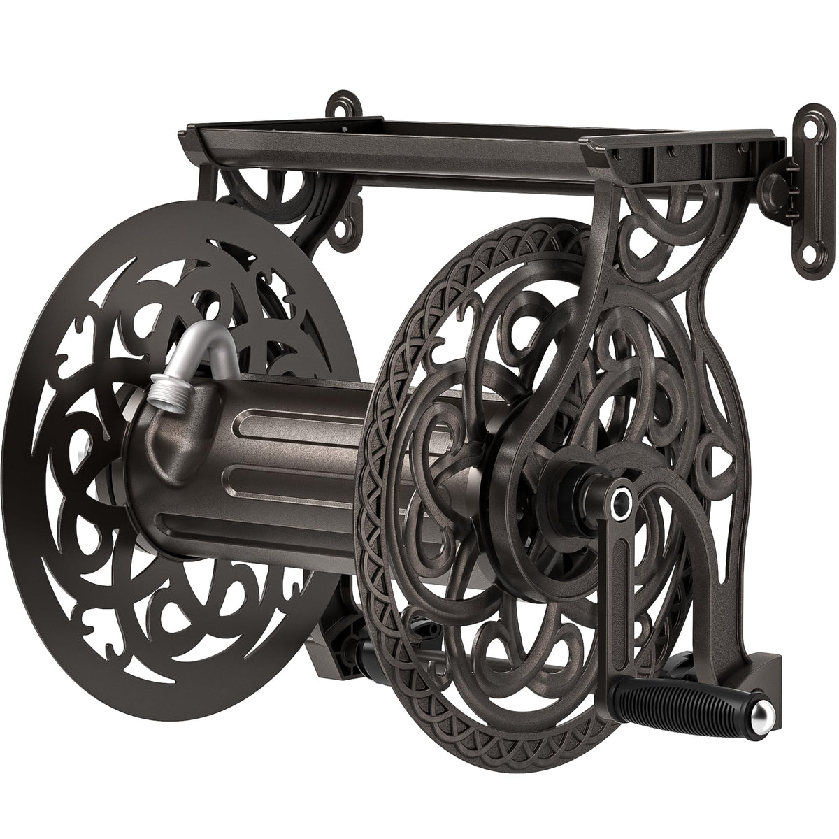 Wall Mount Metal Garden Hose Reel N4955