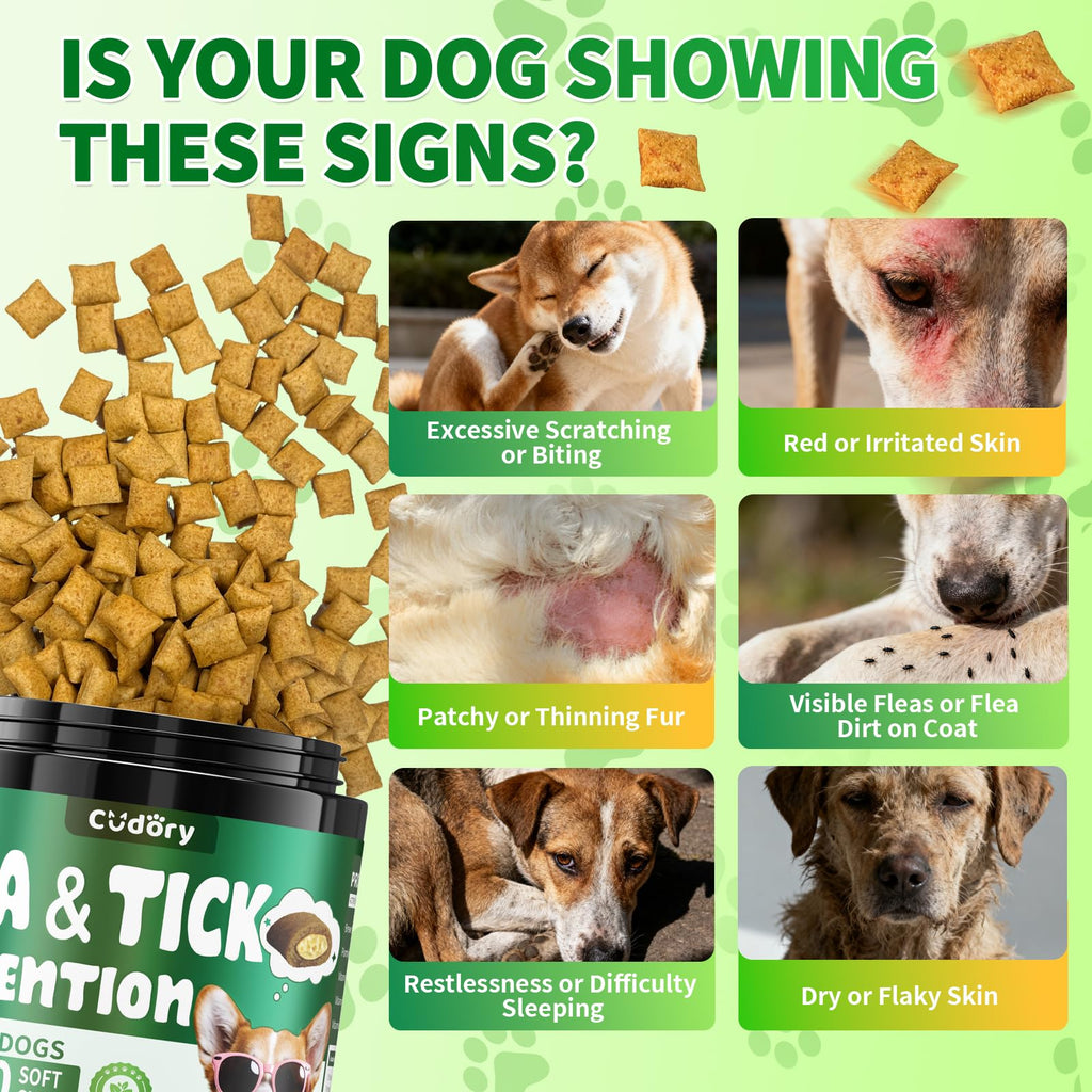 Flea and Tick Prevention for Dogs Chews M890735