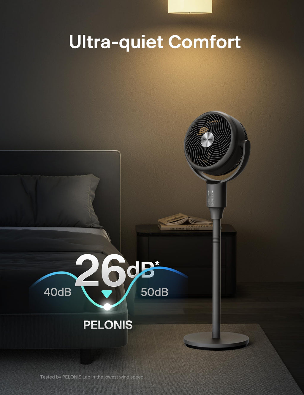 Grey Pedestal Fan I58855