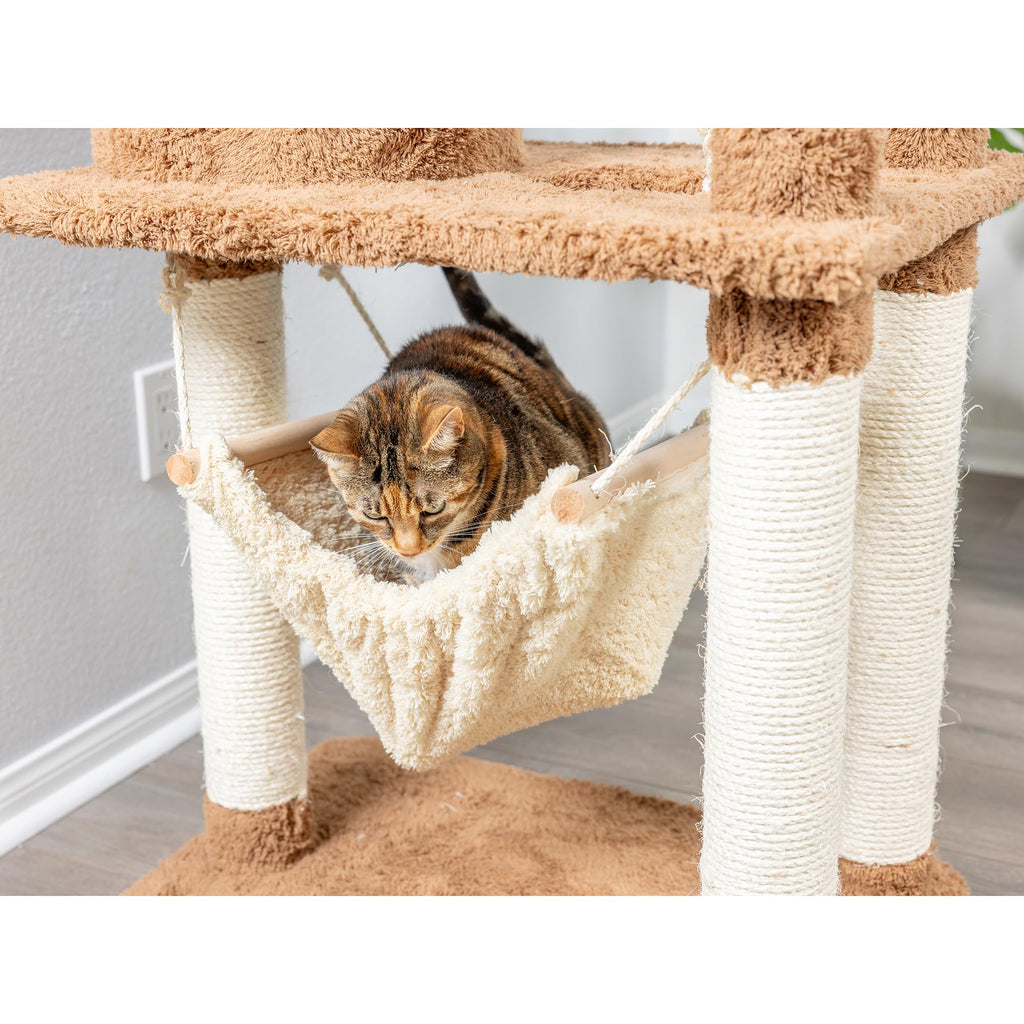 70" Cat Tree with Scratch Posts Y767