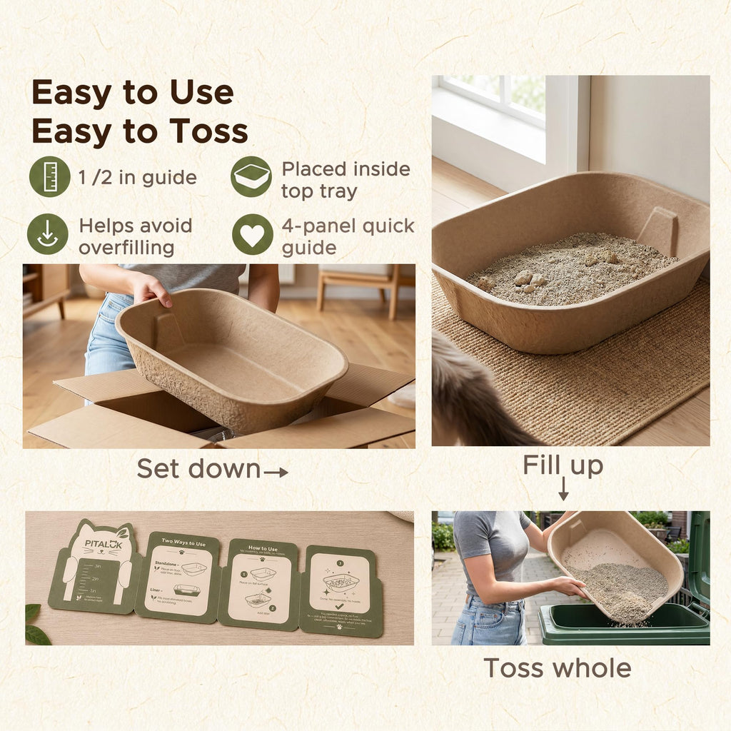 Disposable Litter Box for Kittens O307