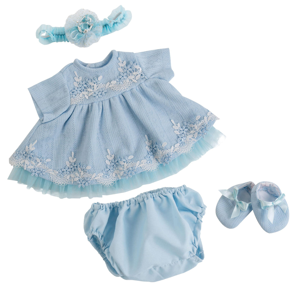 Blue Baby Doll Clothes 17-20 Inches X37973