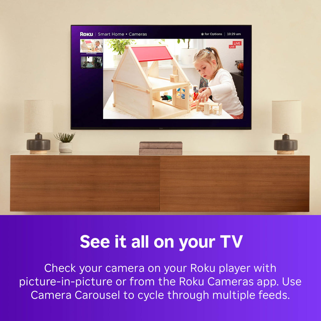 HD Streaming Device with Voice Remote & 1080p HD Security Camera with Night Vision R498