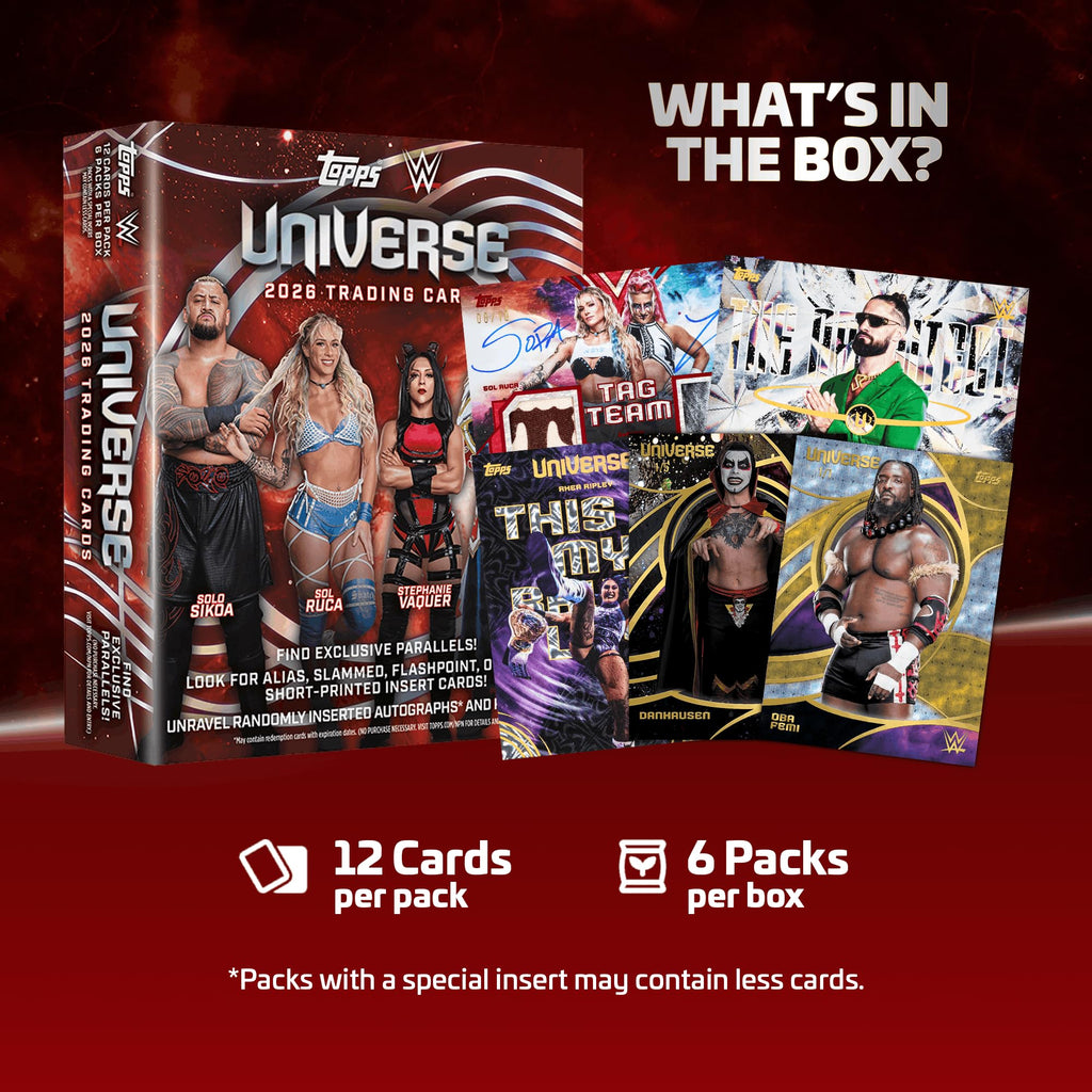 2026 Topps Universe WWE Mega Box D7518