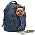Dog Backpack Carrier, 2-in-1 Foldable 18 lbs Nylon Pet Travel Bag D379