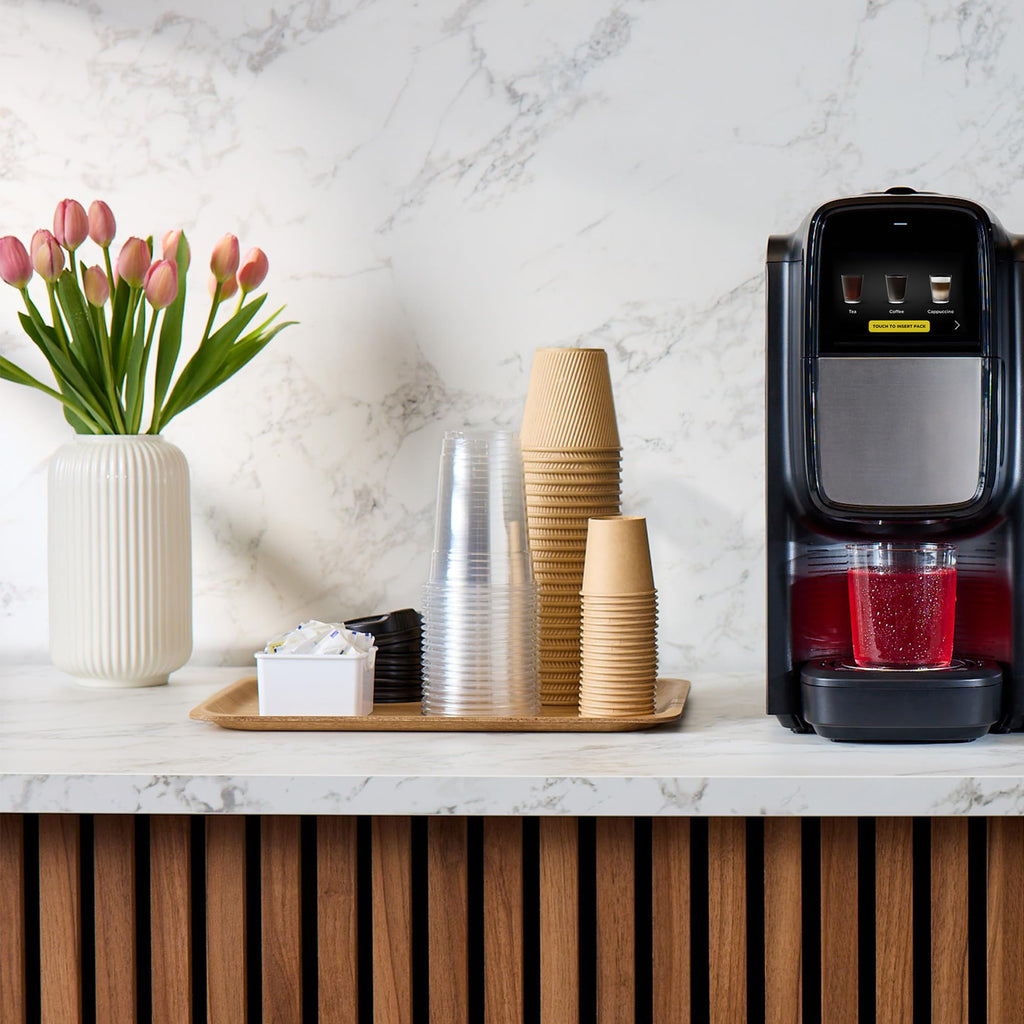 Single-Serve Brewer with Multiple Brew Sizes T1496