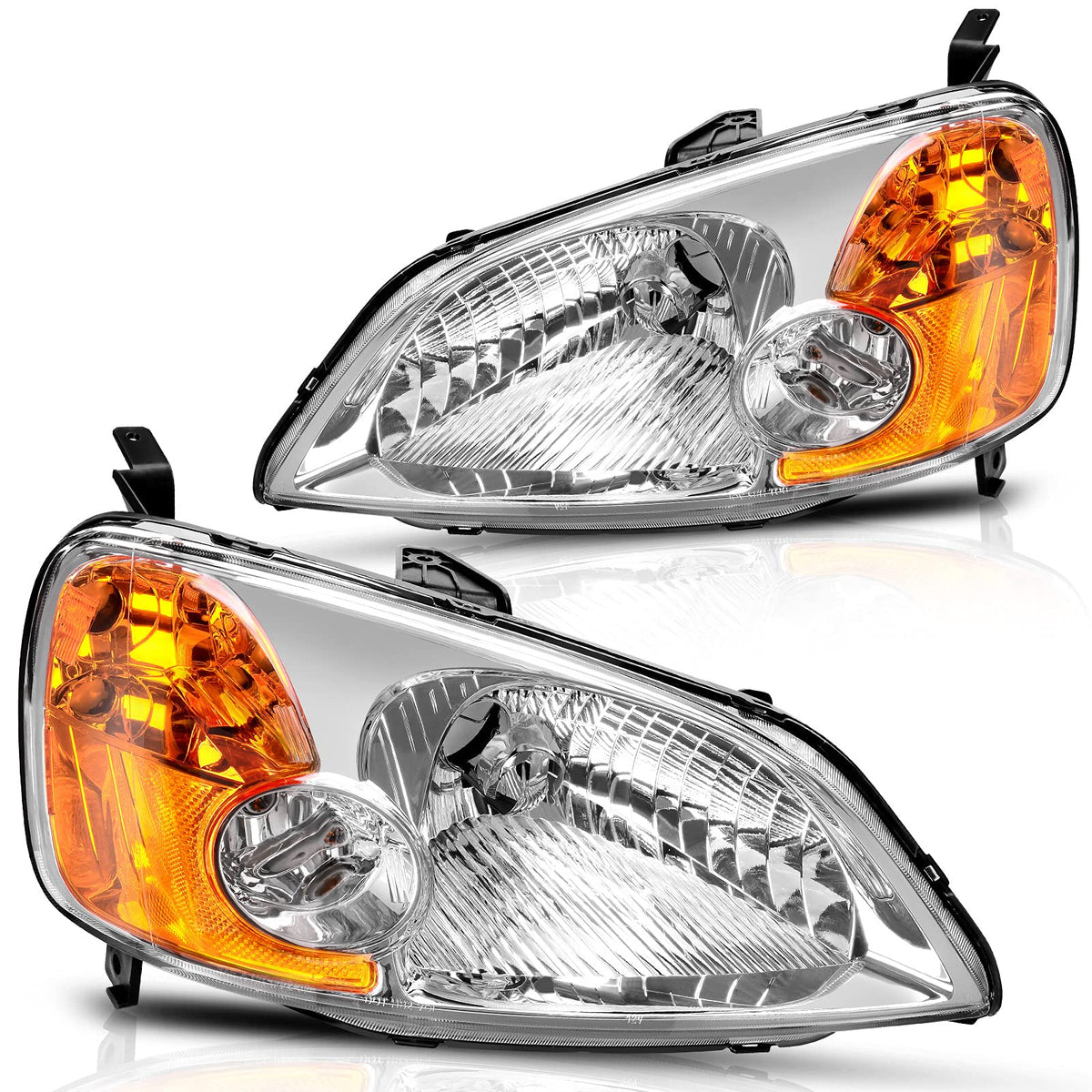 Headlight Assembly Chrome V888