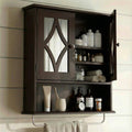 Wall Mounted Bathroom Medicine Cabinet with Towel Rack 22x25 inch U195346