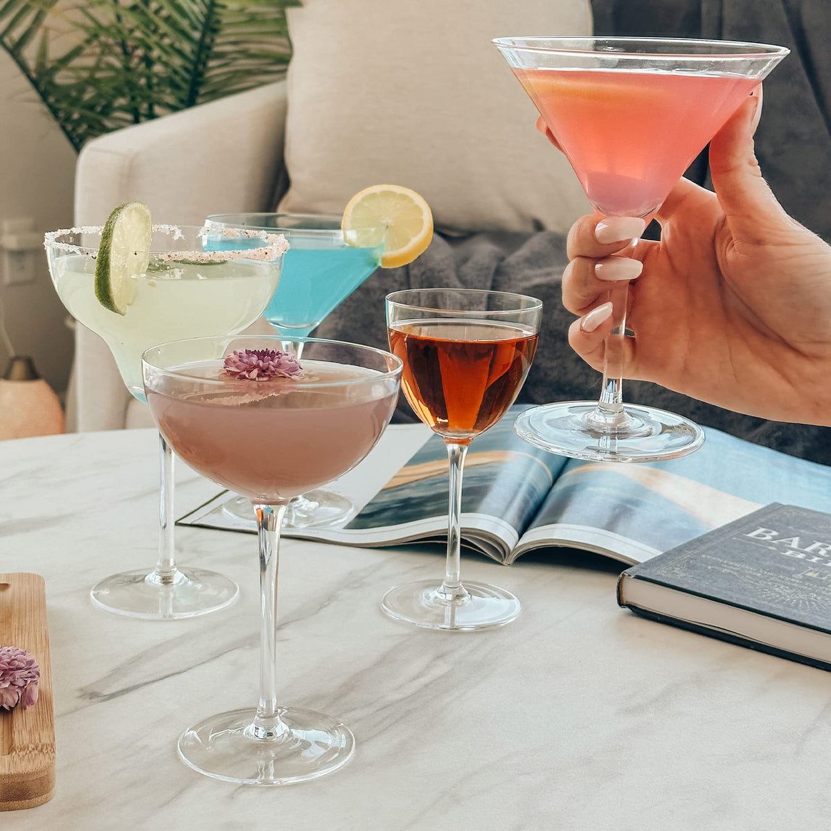 Martini Glasses Set of 4 U31912