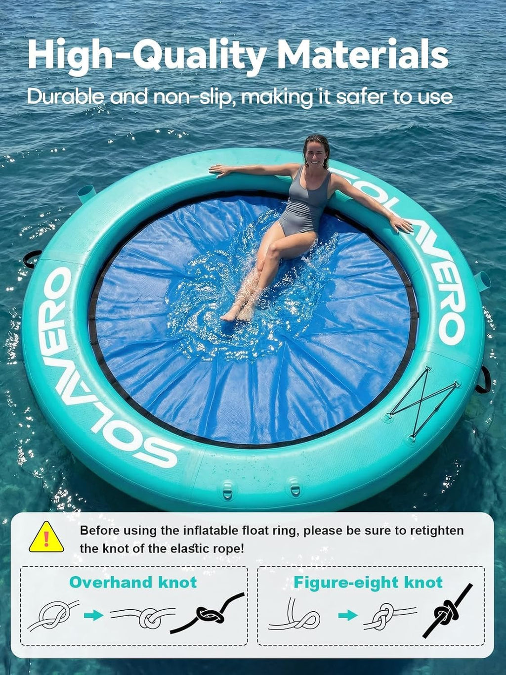 Inflatable Floating Dock and Water Hammock O37020