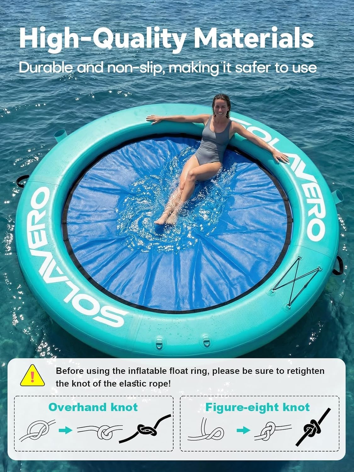 Inflatable Floating Dock and Water Hammock O37020