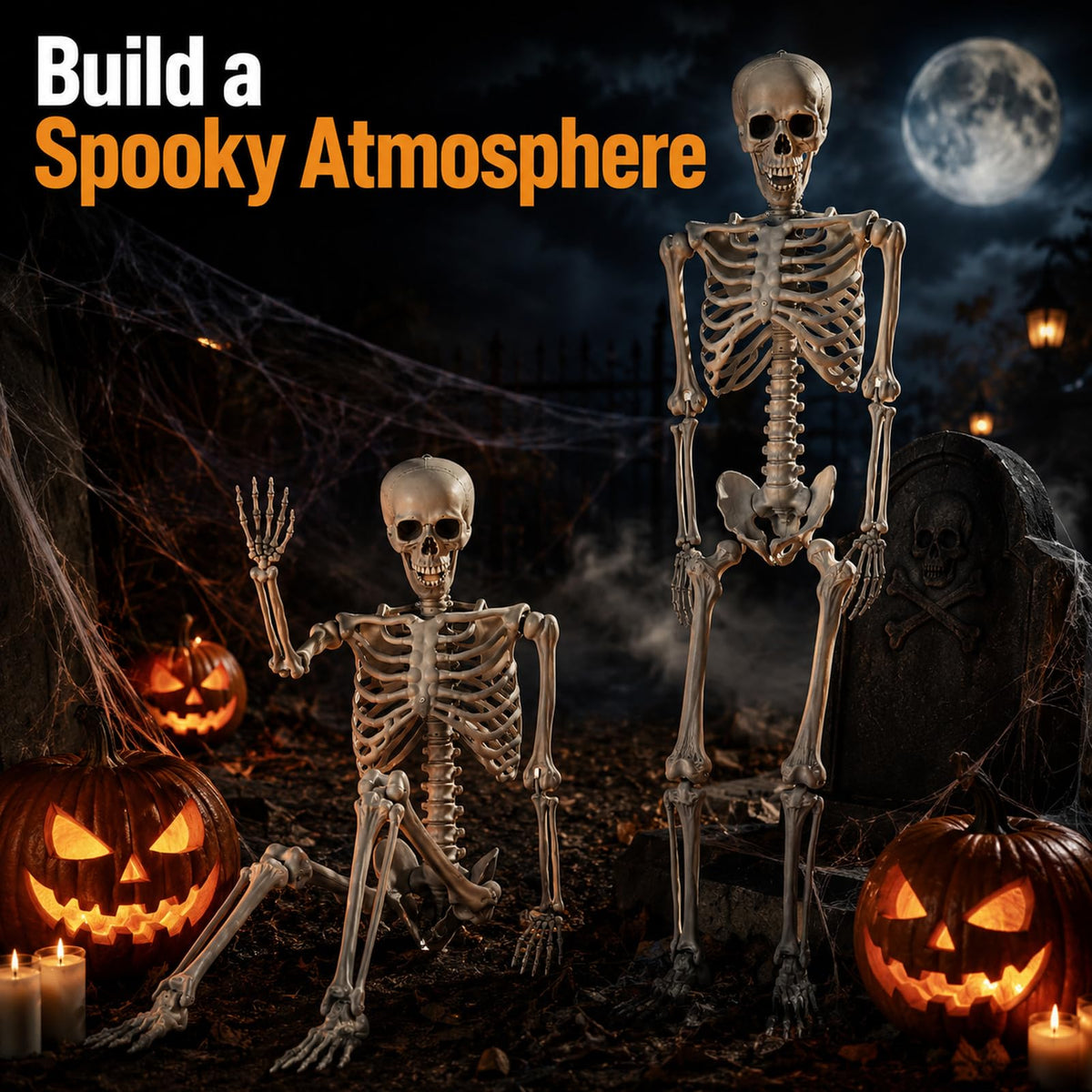 Life Size Full Body Skeleton Prop G5416