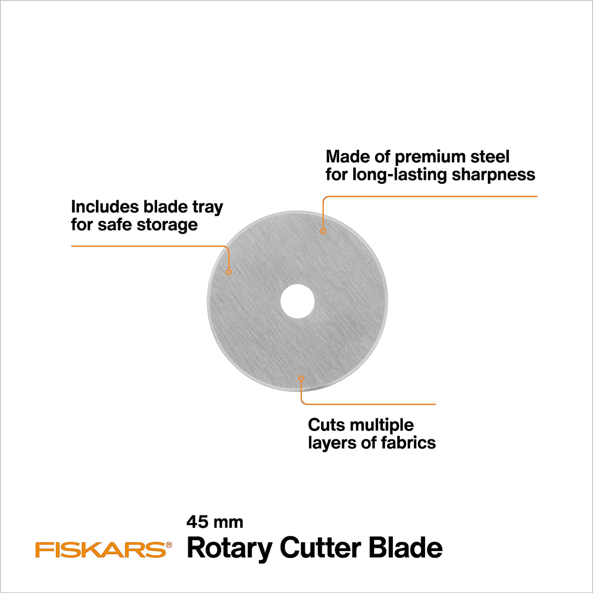 45mm Rotary Cutter Blade Replacements 5-Pack U570