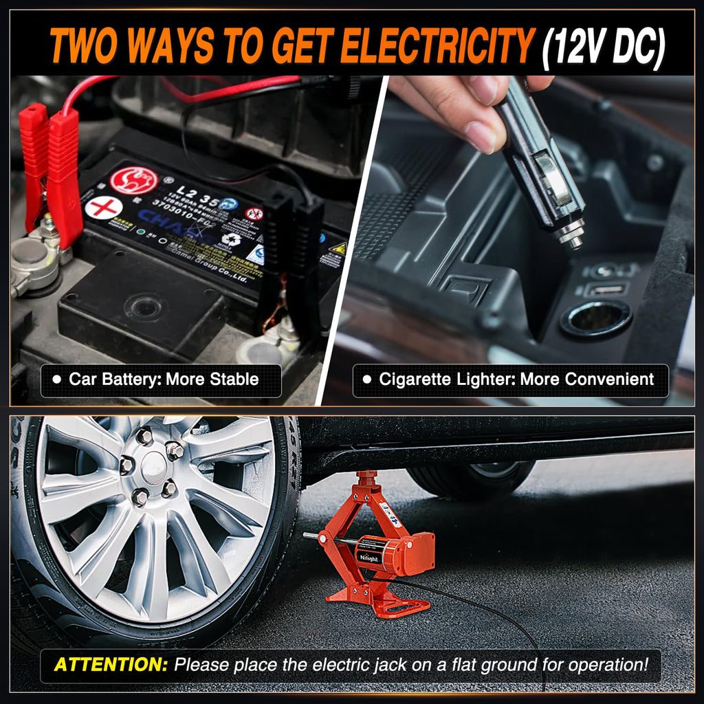 3 Ton 12V Electric Car Jack K85438