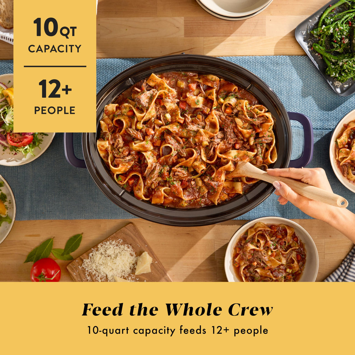 10QT Manual Slow Cooker W176