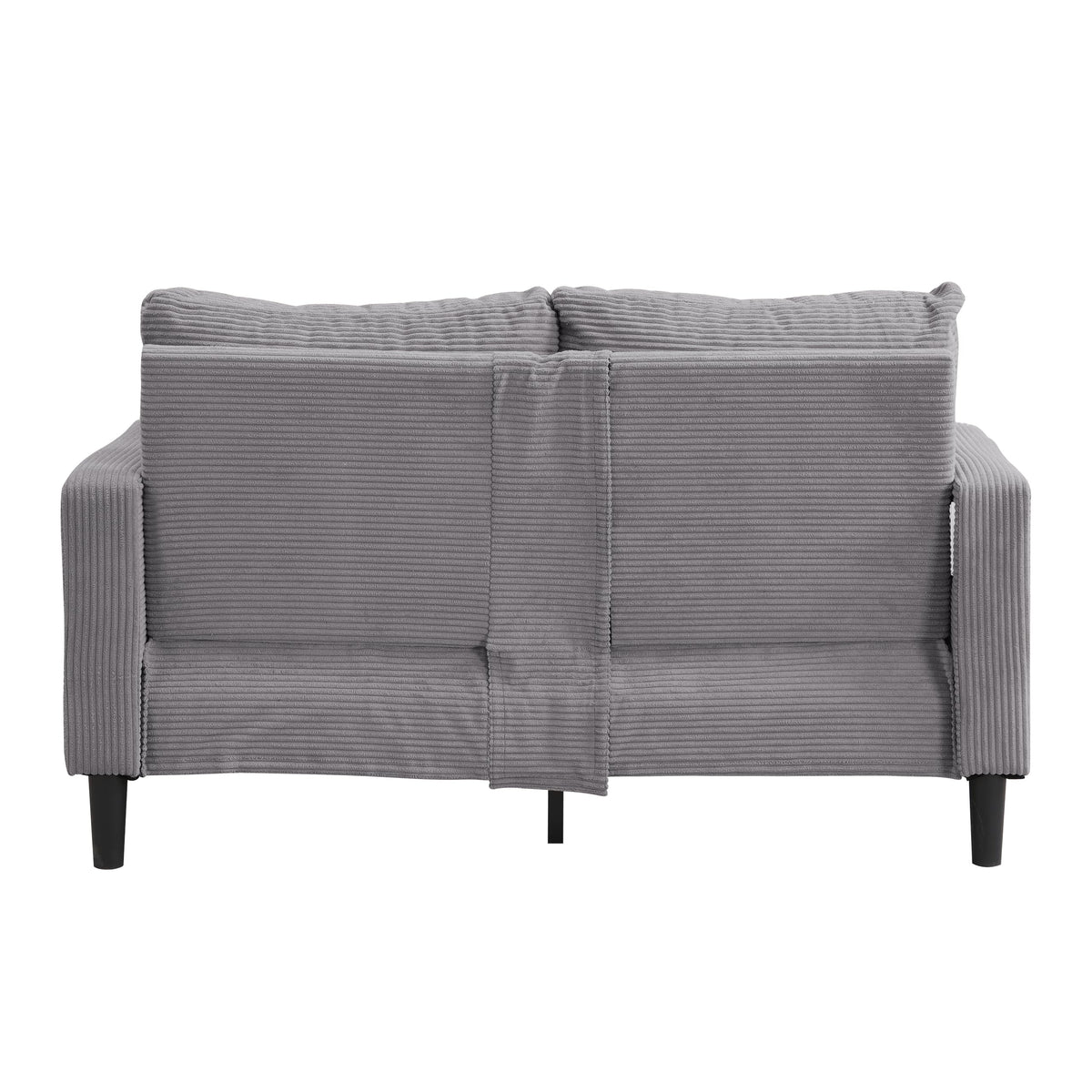 Light Gray 2-Seat Upholstered Loveseat Sofa A558