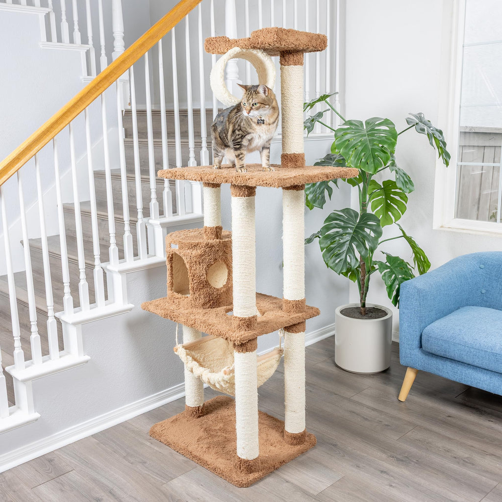 70" Cat Tree with Scratch Posts Y767